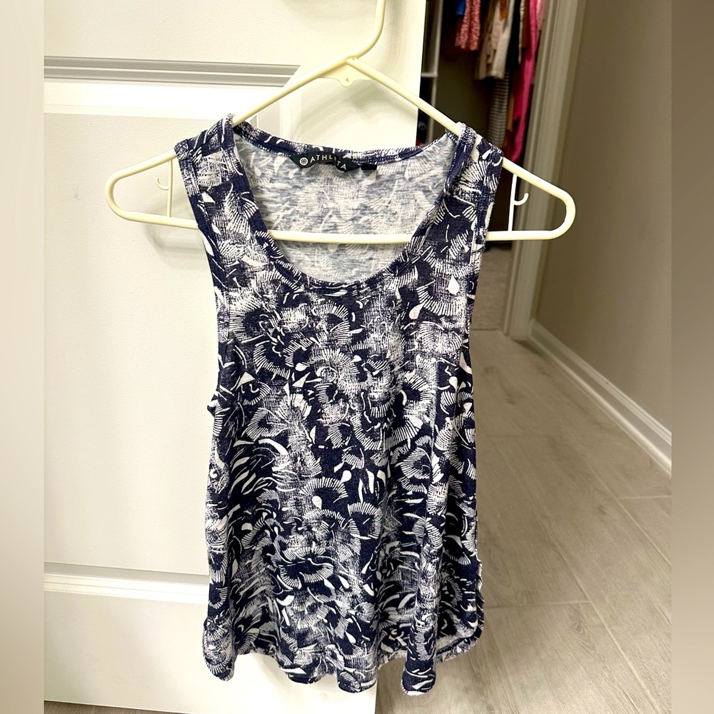 Athleta floral Racerback tank